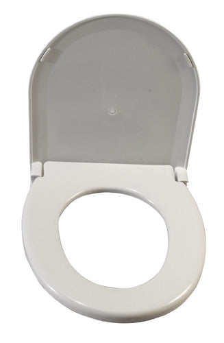 Toilet Seat w Lid Oblong Fits #1366E and 1066 Commodes