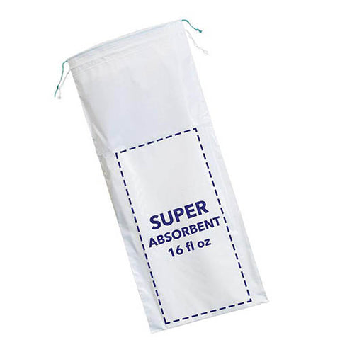 CareBag Men's Urinal Bag w/Super Absorb Pad Box of 20