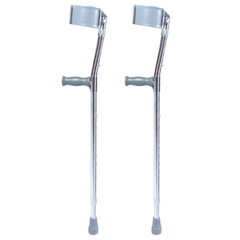 Forearm Crutch- Adj Forearm- Adult 21 -30 (Pair) for Comfort