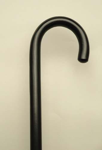 Wood Cane 1 x36 Black - Durable Hardwood Walking Stick