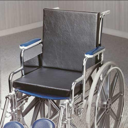 Solid Seat Wheelchair Cushion 18 x 16 x 1.5 Durable Foam