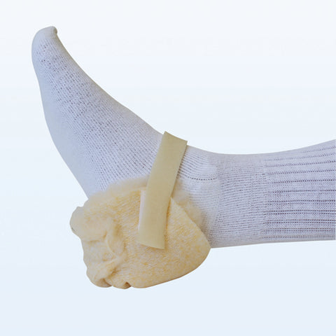 Heel Protector Synthetic Sheepskin Pair for Comfort and Safety