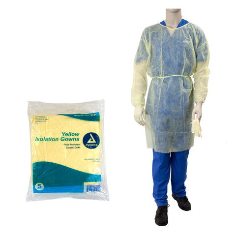 Fluid Resistant Isolation Gown Cs/50 for Maximum Protection