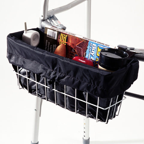 EZ Accessories Walker Basket Liner - Each with Zippered Pocket