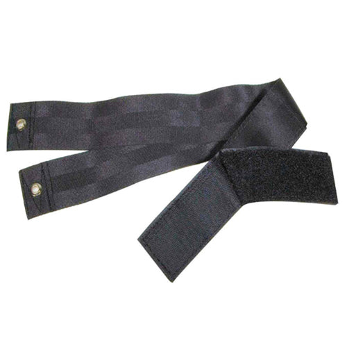 Wheelchair Seat Belt 60 Inch Belt Velcro Closure Black