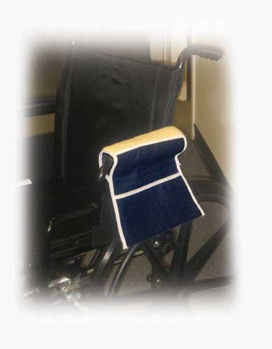 Fleece Armrest & Pouch Pair for Wheelchair Comfort