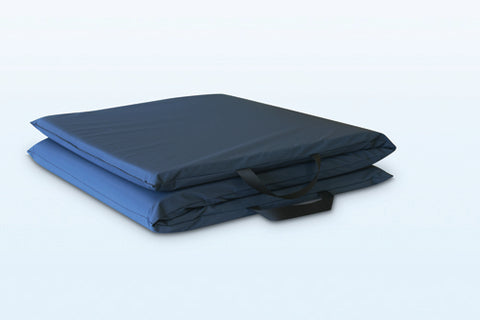 Bedside Mat Tri-Fold 3-Ply Vinyl 1.5 x24 x72 Navy Color