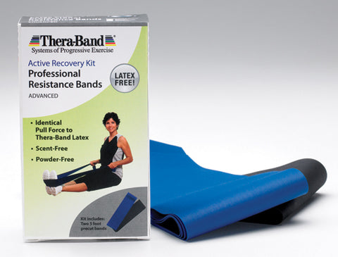 Thera-Band 5' Combo Pack Heavy Latex-Free Resistance Bands