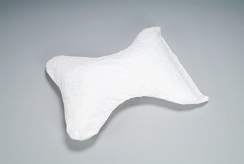 Cervical Butterfly Bow Tie Pillow w Removable Cvr White