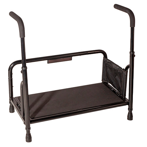 Stander Step Black Adjustable Footstool for Safe Access