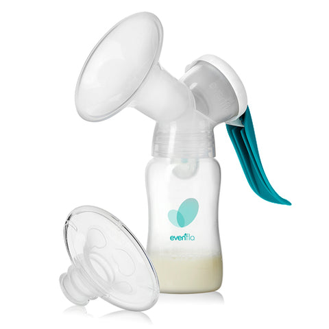 EvenFlo Manual Breast Pump Advanced with Flange Kit