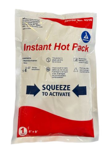 Instant Hot Pack 5 x9 Each Each Pack for Quick Relief