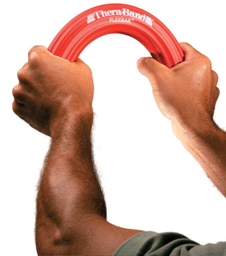 Flexbar Exercise Bar Red for Grip Strength and Rehab