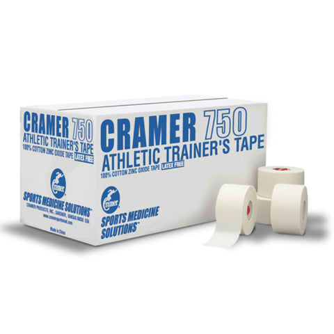 Athletic Tape Cramer 750 White 1.5 x15 yd Case of 32 Rolls