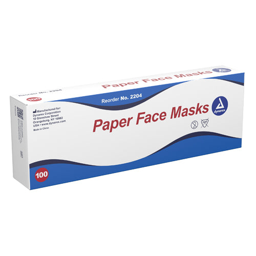 Paper Face Masks Bx/100 High Quality Comfortable Fit