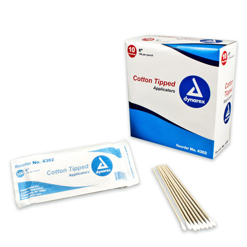 Cotton Tipped Applicators-6 Non-Sterile Box of 1000