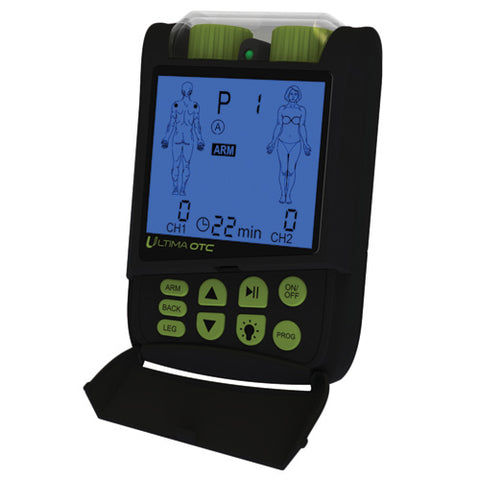 Ultima OTC TENS Device Black for Pain Relief Therapy