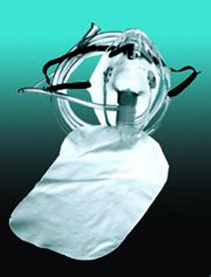 Oxygen Mask Non-Rebreathing Pediatric  -- Each - QG Med