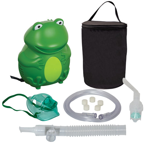 Frog Nebulizer w/Disp Neb TRU Neb & Carry Bag for Kids