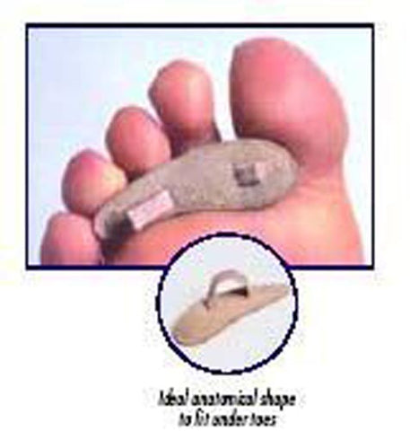 Toe Crest Left Medium Pk/3 for Foot Pain Relief