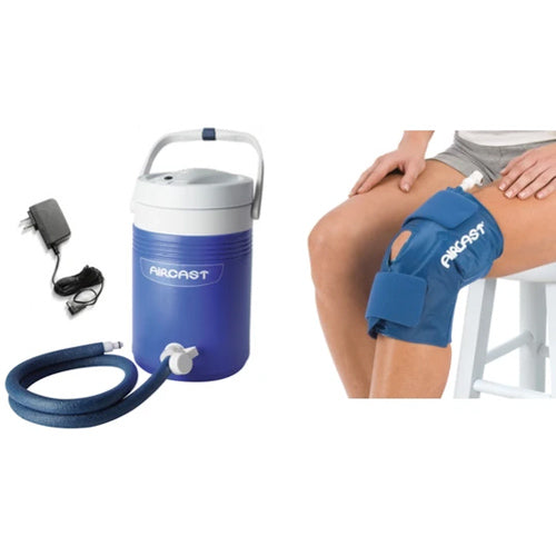 Cryo Cuff IC Cooler w/Large Knee Cryo Cuff for Recovery