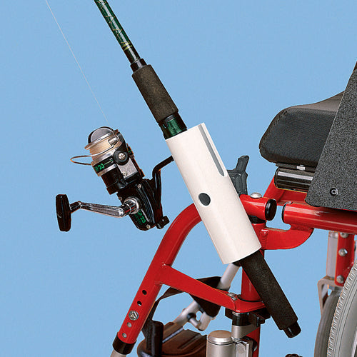 Fishing Pole Holder for Wheelchairs Easy Clamp Design