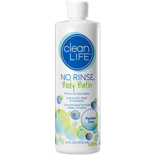 No Rinse Body Bath 16 oz Mild Skin Cleansing Solution