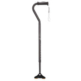 Cane W/ Miniquad Ultra Stable Tip Black for Comfort and Support