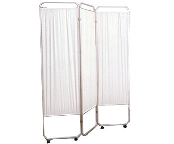 Three Panel Privacy Screen With Wheels for Easy Mobility