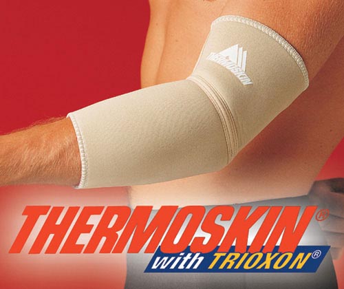 Thermoskin Elbow Support Large 12 - 13.75 Beige Sleeve