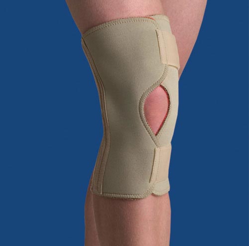 Thermoskin Open Knee Wrap Stabilizer Beige Large Size