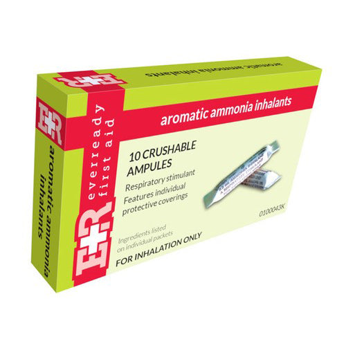 Ammonia Inhalant Bx/10 Aromatic Solution for Fainting