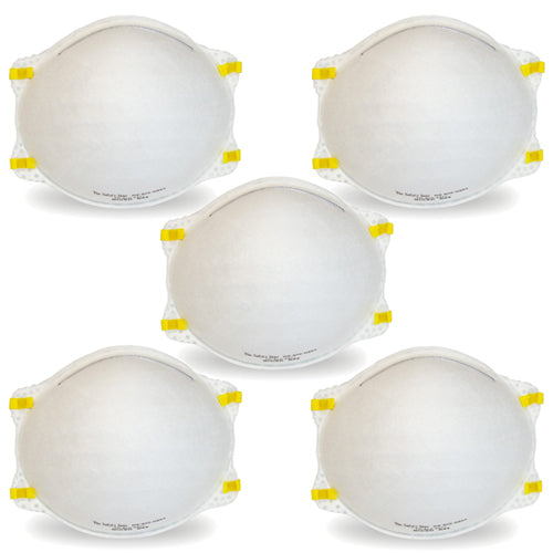 N95 Respirator Dust Mask Pack of 5 Masks for Safety