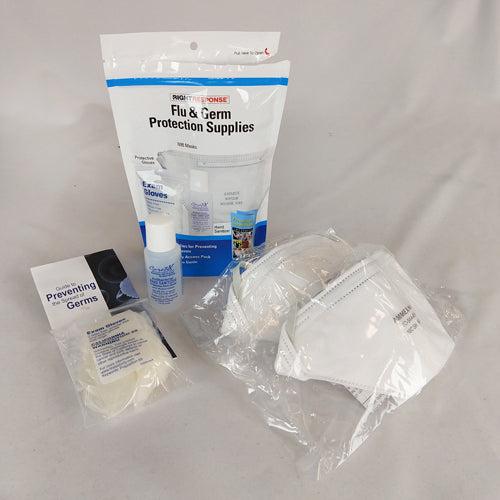 N95 Masks - Germ Protection Kit with Sanitizer and Gloves