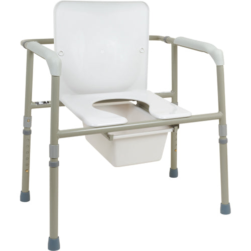 Bariatric Three-in-One Commode 2/CS for Larger Patients