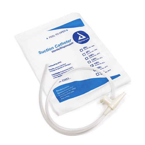 Suction Catheters Sterile 14FR Case of 50 for Efficient Use