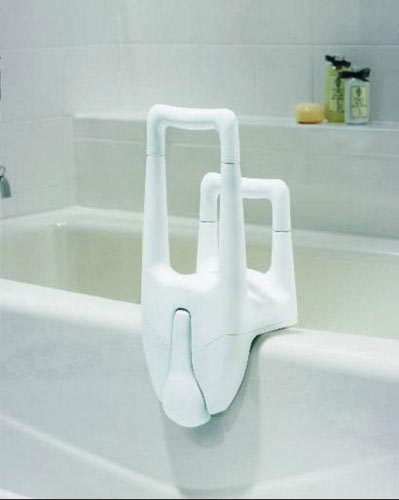 Moen Dual Tub Grip Locking Support Grab Bar for Safety