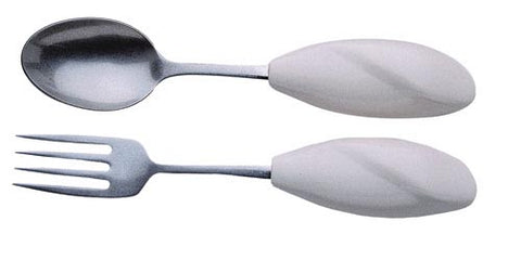 Comfortable Spoon And Fork Holders Pair For Stress-Free Grip