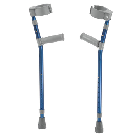 Pediatric Forearm Crutches PR Blue 3'2 - 4'5 Height Adjustable