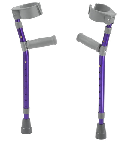 Pediatric Forearm Crutches Knight Blue 4'4 - 5'5 Ht