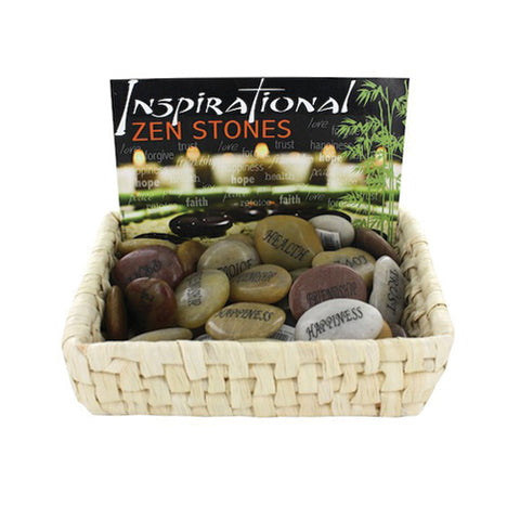 Inspirational Zen Stones Countertop Display Pk/36 for Uplift