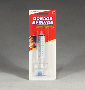 Dosage Syringe 2-Tsp/10 ml For Accurate Measurements