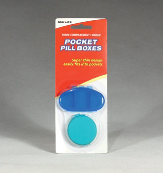 Pocket Pill Boxes for Daily Medication Organization