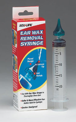 Earwax Removal Syringe with Tri-Stream Design for Safety