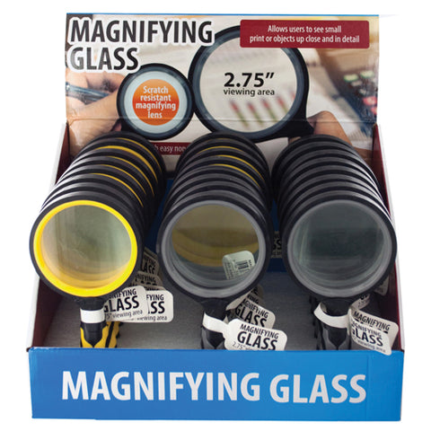 Magnifying Glass Countertop Display Bx/24 for Easy Viewing