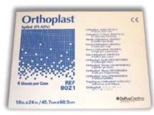 Orthoplast II Splint Material Plain 18 X24 X1/8 Case of 4