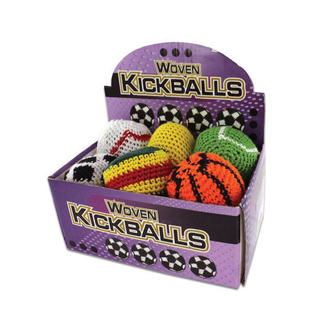 Sports Theme Kick Sack Countertop Display Pk/24 Fun Toys