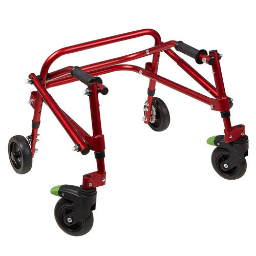 KLIP Walker X-Small Red 4-Wheeled for Easy Mobility