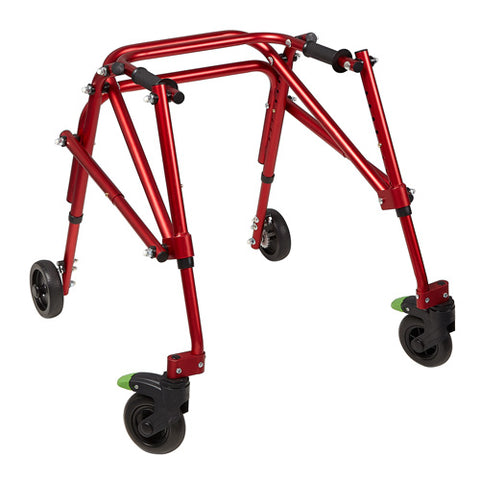 KLIP Walker Small Red 4-Wheeled for Maximum Maneuverability