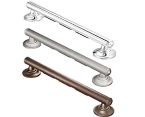 Moen Elegance Grab Bar 16 Brushed Nickel w Grip Pads